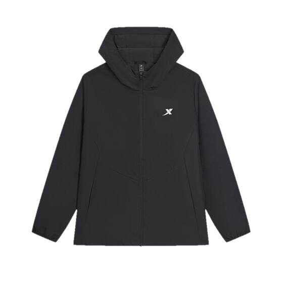 
Xtep Water Repellent Jacket Men's Spring New Charge Men's Hooded Top Sportswear Windproof Jacket Windbreaker
