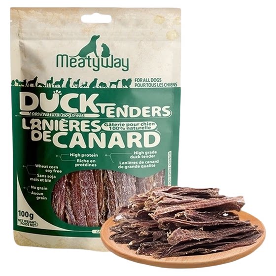 Meatyway Jueyan dog snacks duck jerky chicken jerky puppy pet teeth grinding stick small medium size dog

