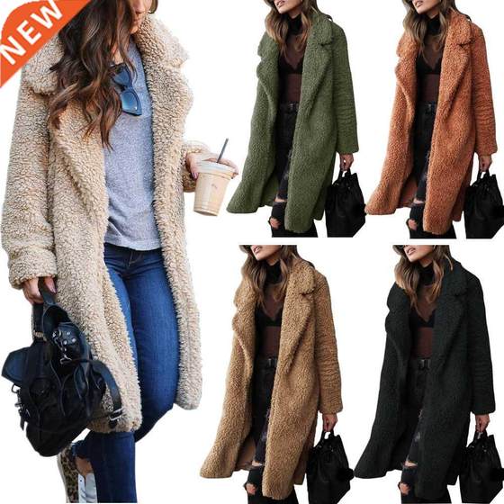 2021 Autumn Warm Winter Coat Woman Thick Faux Fur Coat Ladie