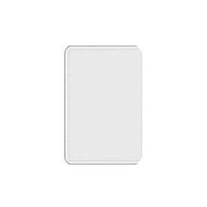 
Thickened small 3-inch star chasing card holder hard small card special coated hard rubber sleeve card bag protective cover replacement card hard shell mini star card holder double-sided compact ID card horizontal version ins style album Gu