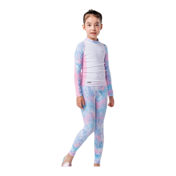 Children's long -sleeved long trousers swimsuit swimming surfing hot springs
