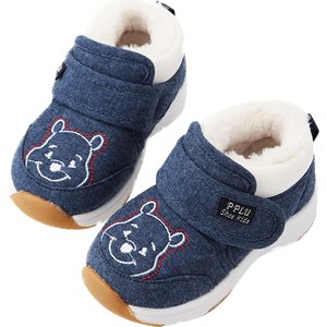 Autumn and winter male babies 0-1-3 years old baby cotton shoes, girls, girls, can not drop soft bottom big cotton baby shoes
