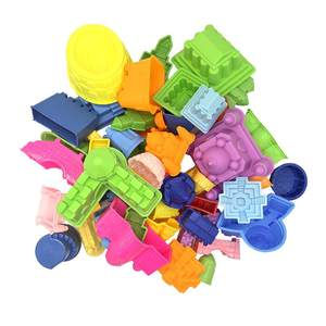 
Children's safe, non-toxic space sand castle mold set comboable educational toys boys and girls beach toys