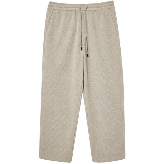 
Jack Jones men's sweatpants spring new simple and comfortable solid color velvet lining trousers loose elastic pants