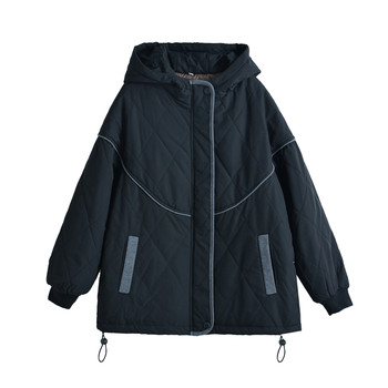 
Fat Mom's Jacket Autumn and Winter Fashionable Thin Cotton-padded Jacket