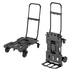 Flatbed truck folding household hand pull truck trailer moving shopping cart portable truck small pull truck moving truck