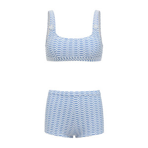 
Yukari swim 2026 new split swimsuit women's beach vacation boxer swimsuit vacation style bikini