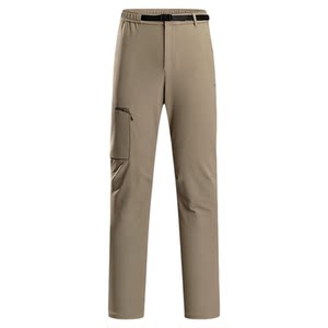 
Super ANTA men's water-repellent plus velvet soft shell pants spring outdoor sports pants mountaineering trousers 152546505U