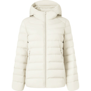 
Tambor Autumn and Winter Lightweight Rib Down Jacket Women's Short Warm Hooded Layerable Fashionable and Good-Looking Jacket
