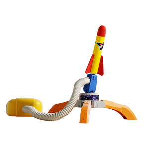 Children's foot stepping on the sky rocket baby outdoor toys boys foam foam small flying arrow light shirle flying sky cannon
