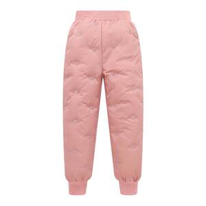 
Barakor Children's Down Pants Boys and Girls 2024 Winter Clothing Medium and Large Children's Warm Inner Wear Outerwear Coldproof Pants