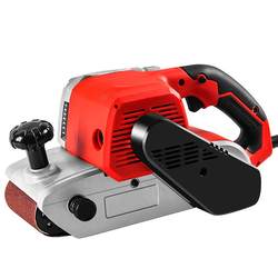 Flip-fitting belt sander portable mini woodworking household