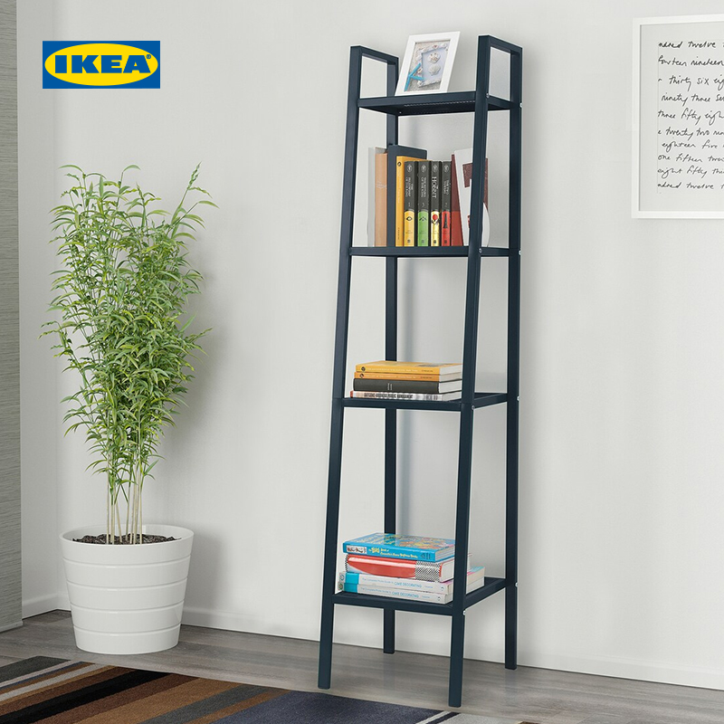 IKEA宜家LERBERG勒伯格搁板柜现代简约钢制轻便客厅开放式储物