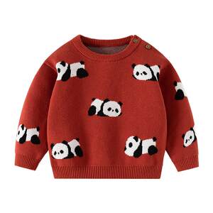 
Baby Knitted Sweaters for Boys and Girls 2026 Spring New Fashionable Style Knitted Sweater Tops and Jackets Children's Clothes