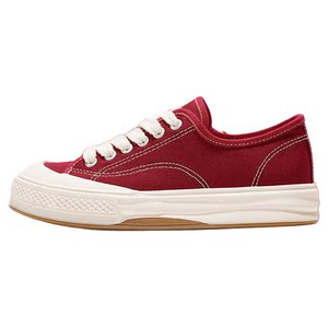 
feiyue/Leap Red Canvas Shoes Women's Shoes 2026 Spring New Year of the Horse and Ben Ming Nian Warm and Thickened Plate Shoes
