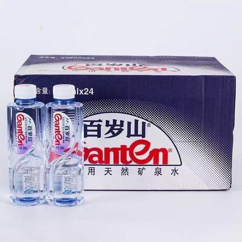 百岁山矿泉水348ml整箱小瓶天然饮用水*24瓶一瓶纯净饮品碱性贵族 性百实拍商品图