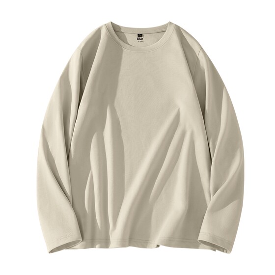 
2 pieces] Baleno S/K pure cotton long-sleeved T-shirt men's spring heavy round neck bottoming shirt loose top men A