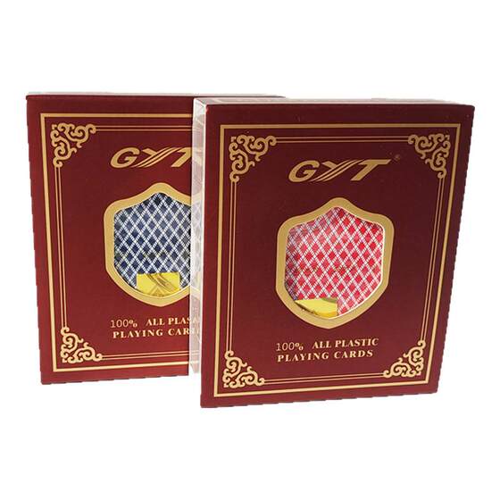
6 sets] GYT plastic playing cards Jinyi flagship authentic double-sided frosted playing cards PVC Park Stud bridge
