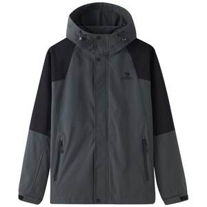 Camel men's windproof spring and autumn thin coat water-repellent outdoor jacket men's casual hooded sports windbreaker men