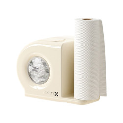 Kitchen wall-mounted cling film storage box, no punching, lazy rag bag, two-in-one storage and organization rack