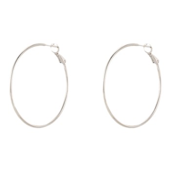 
Ajidou earrings plain circle women's circle large earrings