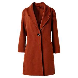 
Burgundy double-sided wool cashmere coat for women mid-length 2025 autumn and winter new small mother wool woolen jacket
