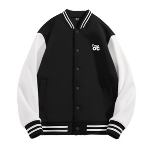 
Baleno S/K American Baseball Uniform for Men Spring and Autumn Contrast Color Retro Heavy Jacket Loose Casual Couple Wear Jacket A