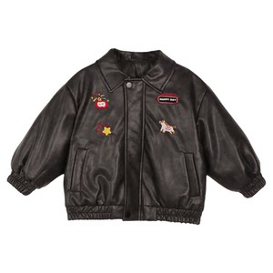 
Little O Dad Baby Boy Baby New Year Suit 2026 New Vest Cardigan Sweater Baby Leather Clothes New Year's Eve Clothes