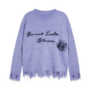 Sagidolls Girls Fighting Pajo Purple Mink Flow Sweet Sweet Loose Loose Skin Sweat Sweat Girl Belief Spring
