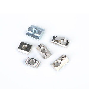 European standard T-shaped slider marble sheet elastic nut 20/30/40/45 national standard aluminum profile accessories hammer head boat shape
