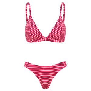 
Yukari swim2026 new split swimsuit women's small breast push up red bikini seaside vacation swimsuit