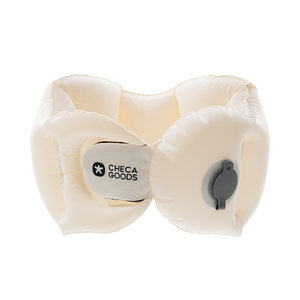 Inflatable U-shaped pillow, outdoor travel portable neck pillow, high-speed rail and airplane sleeping artifact, push-type neck protection U-shaped pillow