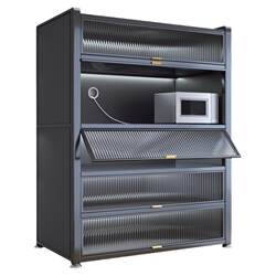 [40cm extra high level] multifunctional dustproof storage cabinet