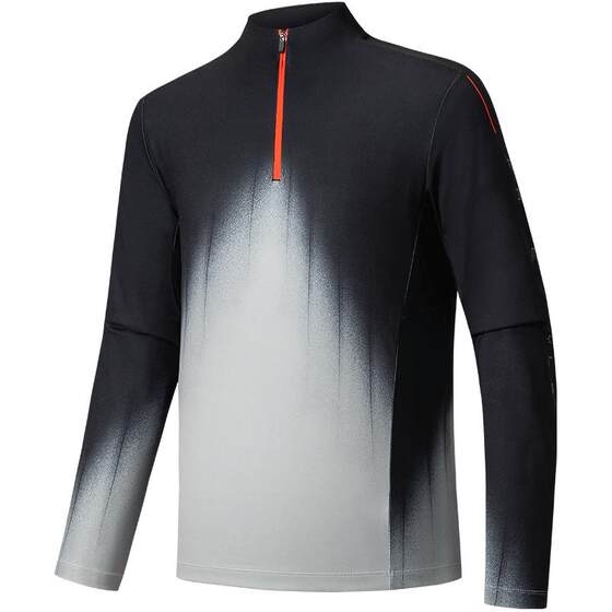 
ANTA Champion Outdoor Ski Series Long-sleeved T-shirt Men's double-sided brushed warm T-shirt 152540419