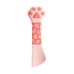 Pet cat canned sealing cover, a spoon, dog cat cat's claw open tank, a spoon, a sealing of fresh silicone cover
