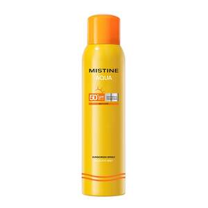 
[618 Early Purchase] Mistine Sunscreen Spray Small Yellow Spray Body General Refreshing Mistine Sunscreen Cream for Women