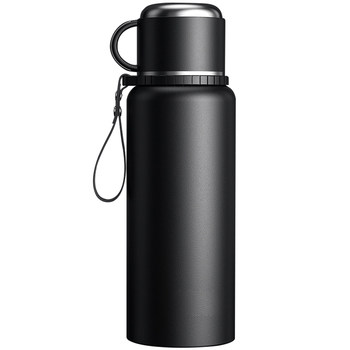 316 stainless steel thermos cup intelligent temperate tea partition