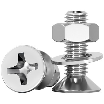 
[Hot sold in the entire network] Counterhead screw + flat pad + nut