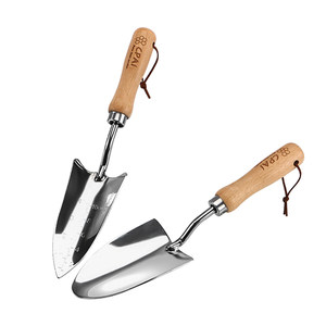 Stainless steel gardening tool set flower cultivation household small shovel digging soil planting vegetables planting flower shovel succulent pot planting three-piece set