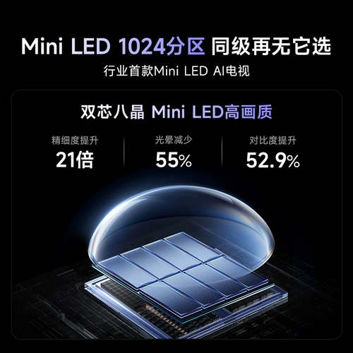 Vidda Откройте для себя X 2025 Mini Led 85-дюймовый телевизор 1024 зоны телевизора со старым и новым