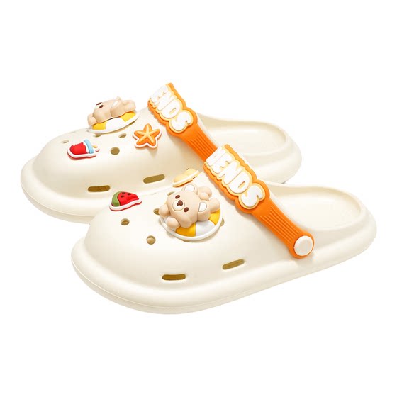 
hotmarzz/Heima children's hole shoes boys' slippers non-slip beach sandals boys new baby shoes