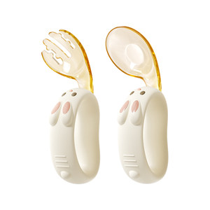 
Ying's baby supplementary food spoon ppsu ingot spoon children's baby training fork spoon independent eating and learning to eat tableware