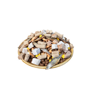 
Chicken pellets, fish-flavored freeze-dried meat cat food, British short blue kitten egg yolk bag packaging, high-quality cat staple food