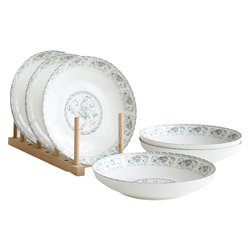 Dishes, discs, high-temperature glaze ceramics