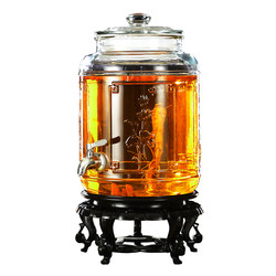 Lead-free thickened wine bottle glass for home use