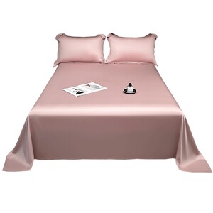 
Summer cool ice silk bed sheet single piece A mother and baby grade dormitory single non-Tiansi 2025 new single sheet