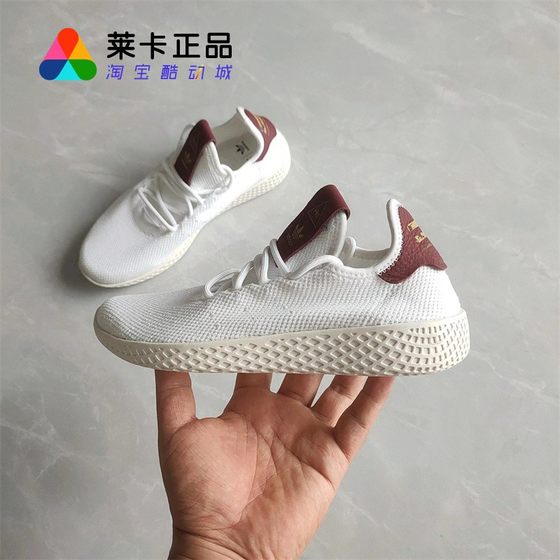 Adidas/阿迪达斯正品三叶草PW TENNIS HU W女经典运动鞋D96443