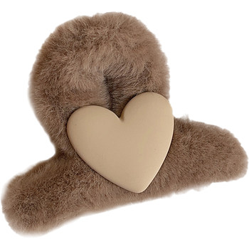
Plush clip for autumn and winter! Full hair clip for the back of the head