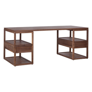 
Painted black walnut solid wood desk computer desk writing calligraphy painting table home desk study furniture painting case