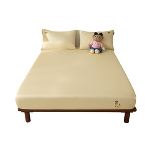 
TeenieWeenie Bear 100% Cotton Xinjiang Cotton Sheets Single Piece 100% Cotton Bed Pad Protector All-inclusive Sheet Set